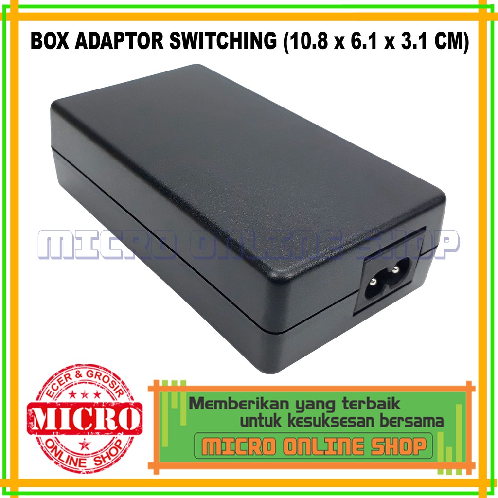 Box Adaptor Switching 10.8 x 6.1 x 3.1 cm /Box Plastik/ Box Elektronik