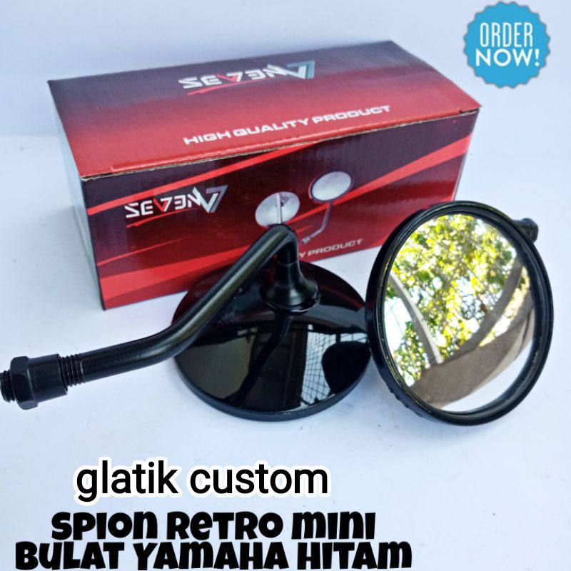 spion bulat hitam cembung