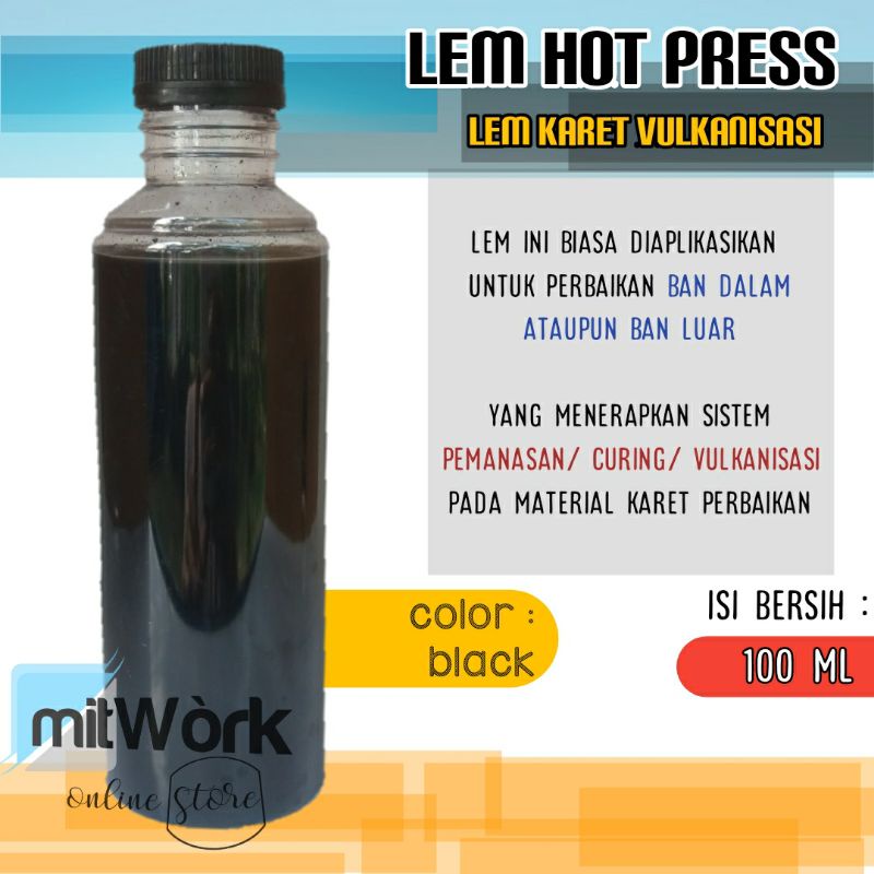 lem vulkanisir / tambal ban bakar (grade-B) - 100ml