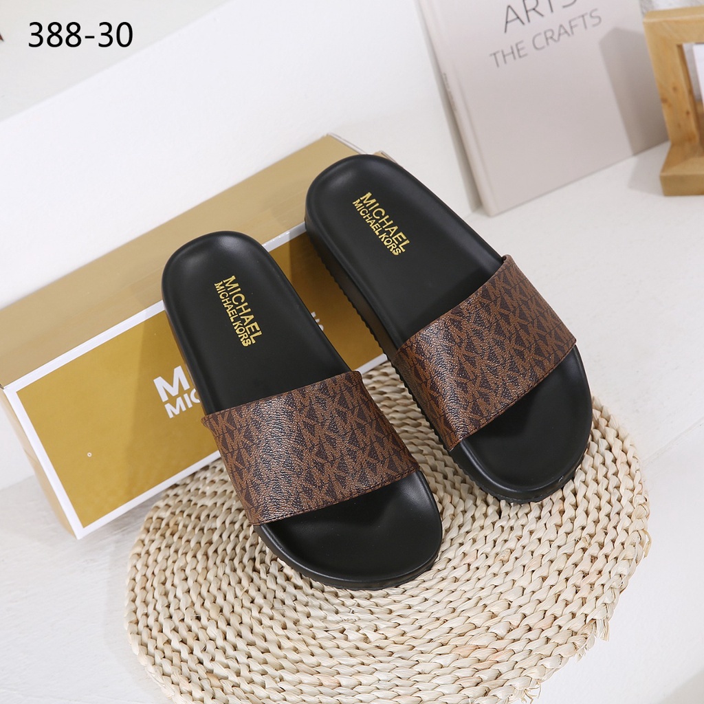 Slide Sandals Signature Logo MK #388-30