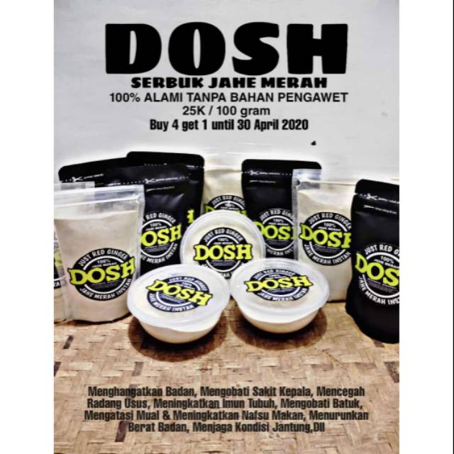 

DOSH SERBUK JAHE MERAH / RED GINGER