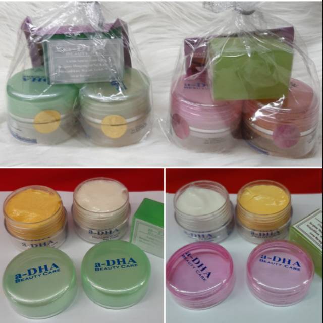 CREAM A DHA 3IN1 PLASTIK / PAKET CREAM WAJAH CANTIK