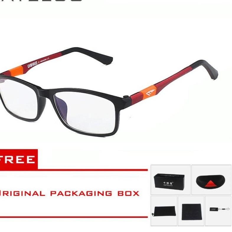 Baru - KATELUO 13022 Kacamata Anti Radiasi Komputer Frame Anti Radiasi Gadget Original ✓