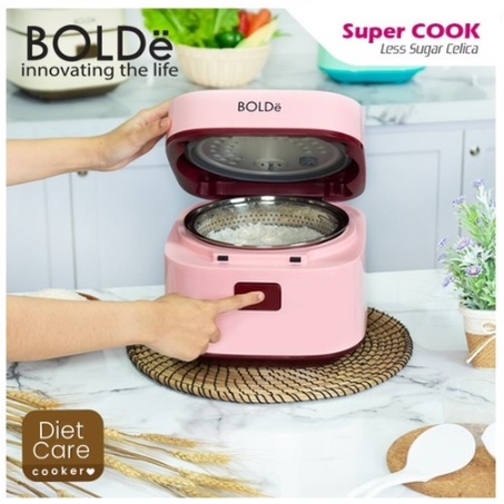 Rice Cooker Less Sugar Bolde Super Cook Celica 1.2Liter