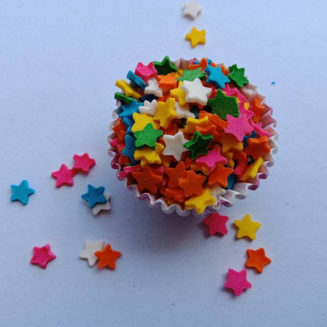 

50gr Sprinkle bintang topping sprinkel
