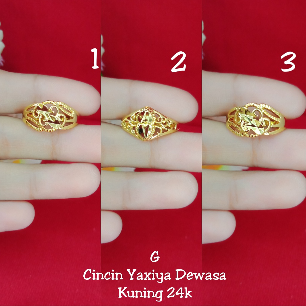 Cincin Dubai Mas Muda 24k