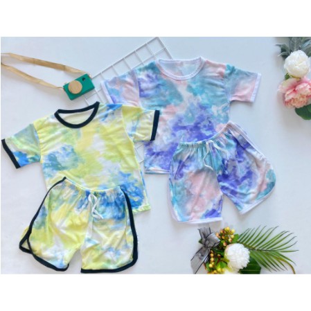 jhs - setelan chupa chups TIE DYE/setelan tie dye anak / tie dye set