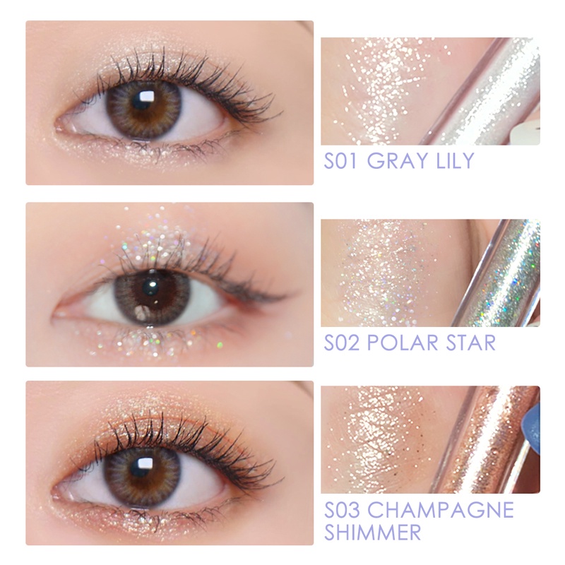 [ORI BPOM] FOCALLURE Starlight Liquid Eyeshadow Shimmer Kosmetik Mata | FOCALLURE Glittering Liquid Eyeshadow High Pigment Waterproof Lightweight | Focallure Glitter Eyeshadow Focallure Glitter Focallure Eyeshadow Cair | FA195