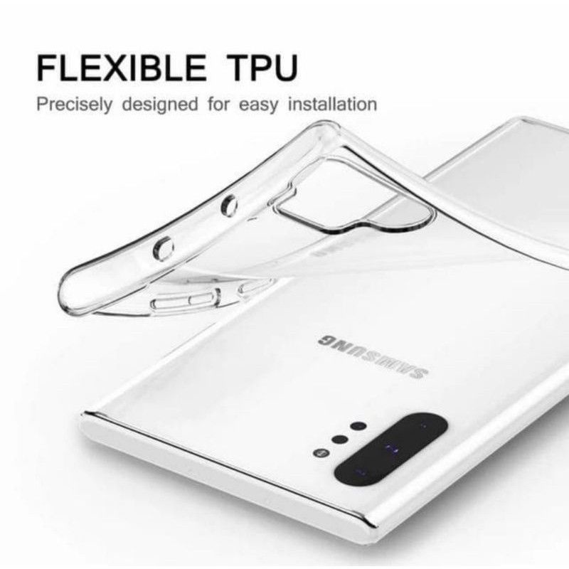 Samsung Note 10 / Note10+ Cover Softcase HD Ultra Clear Silikon Soft Case Shockproof Bening Note 10 Note10 Pro Note 10 Lite