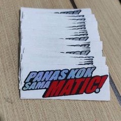 stiker panas kok sama matic yg lagi rame