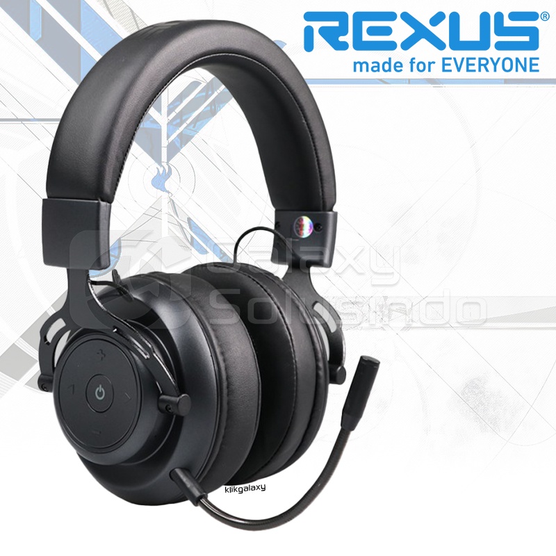 REXUS THUNDERVOX Stream HX28 Black Bluetooth Gaming Headset
