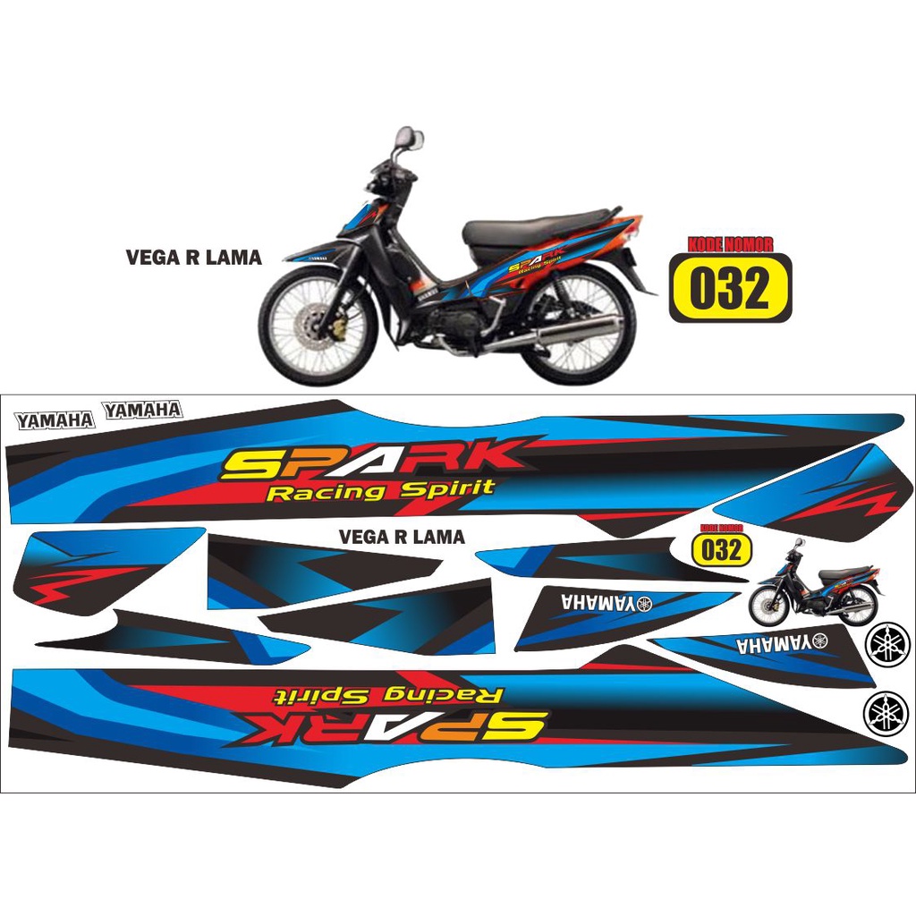 striping VEGA R / decal VEGA R / variasi VEGA R