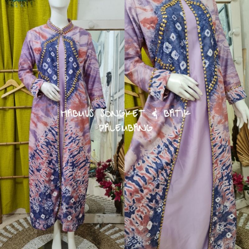 GAMIS JUMPUTAN PALEMBANG ASLI SUTRA VALVET SILK