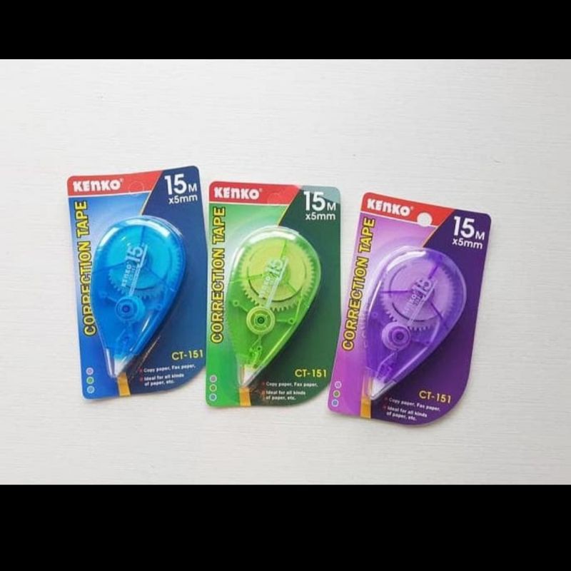 

Kenko Correction Tape CT-151 15 Meter - Tip-Ex Kertas