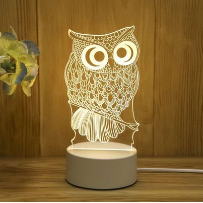 BARU!!! Lampu Kamar Unikk 3D All Variasiii Di Kirim Random #100726