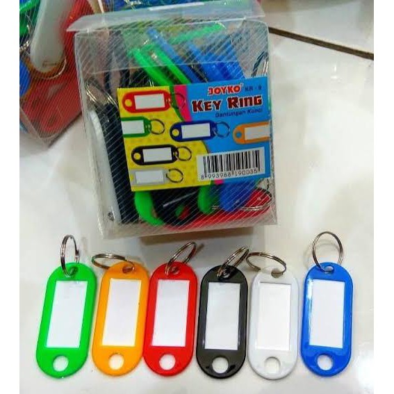 

GANTUNGAN KR-9 / BANDOL KUNCI DENGAN LABEL NAMA KR-9 ISI 50 ZD218