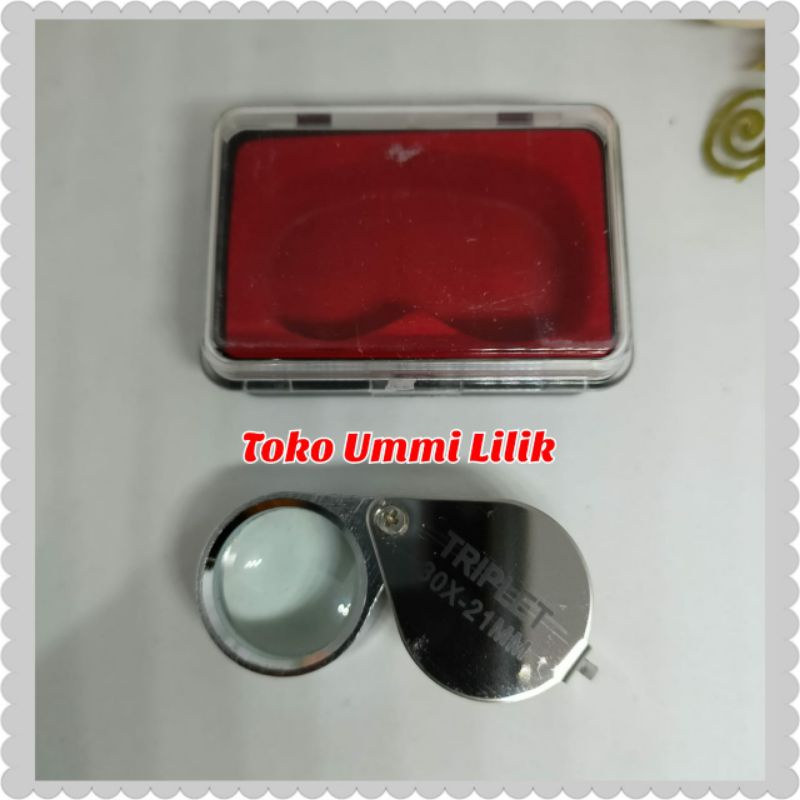 Kaca pembesar/ loupe
