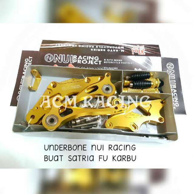 Underbone step nui racing satria fu 150  karbu / anderbone nui satria fu karbulator