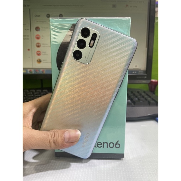 OPPO RENO 6 RAM 8GB/128GB SECOND GARANSI RESMI