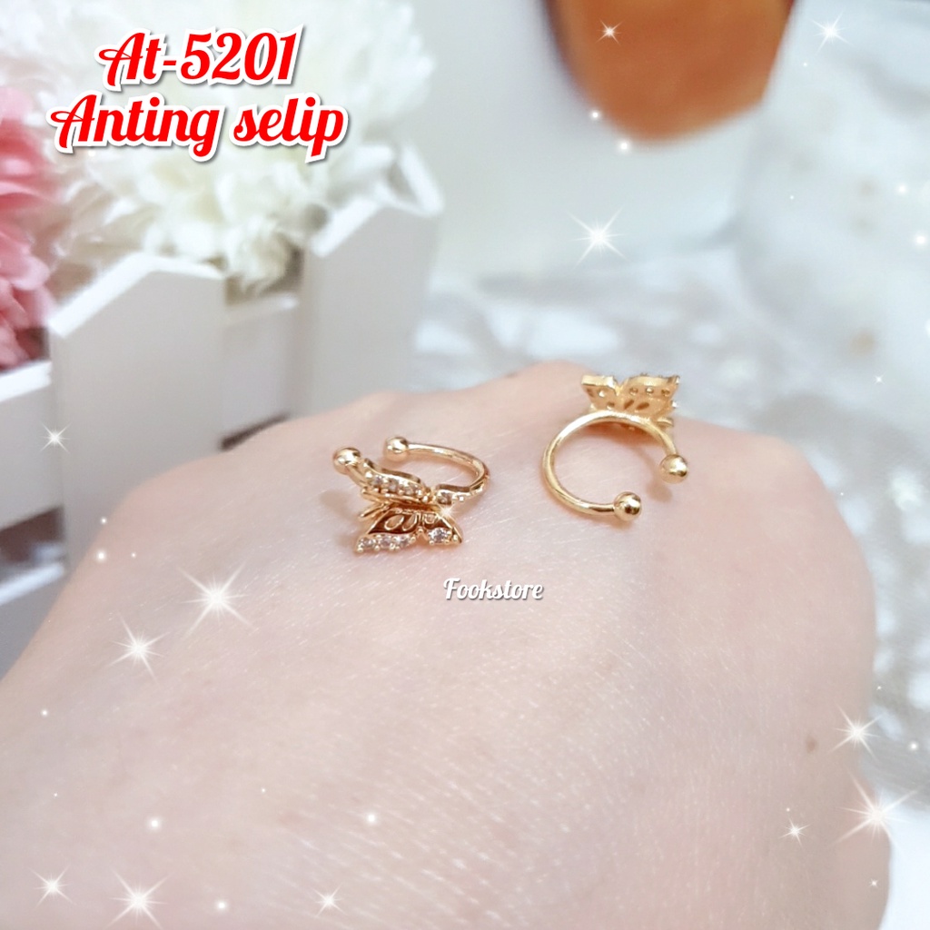 COD ANTING SELIP WANITA ISI 2PCS STYLE KOREA TERBARU