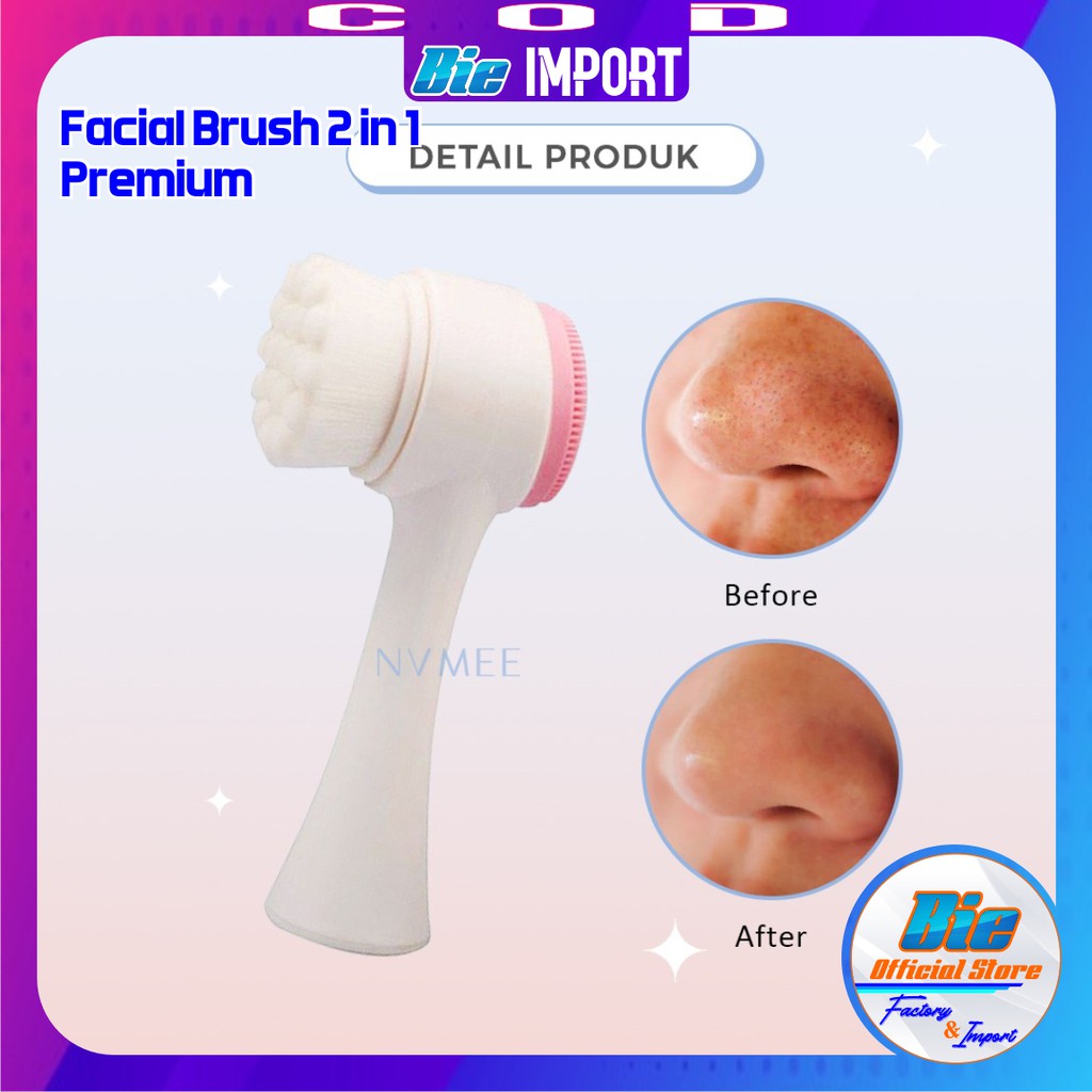 Facial Brush Face Premium / Silikon Pembersih Wajah Impor Best Seller