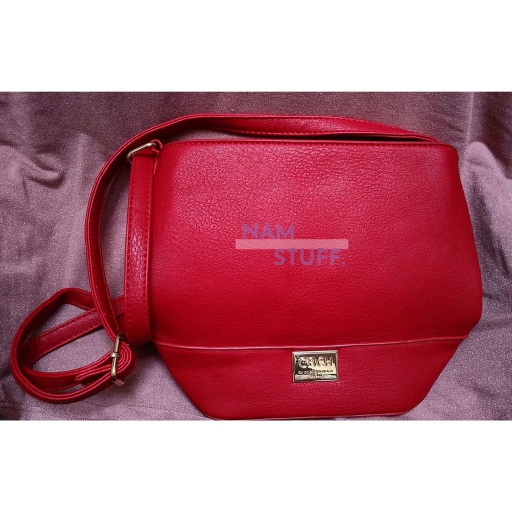 [PRELOVED] CBCH by Colette Hayman Red Sling bag