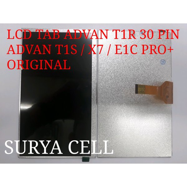 LCD TAB ADVAN T1R - T1S - E1C PRO PLUS  - X7 ORIGINAL