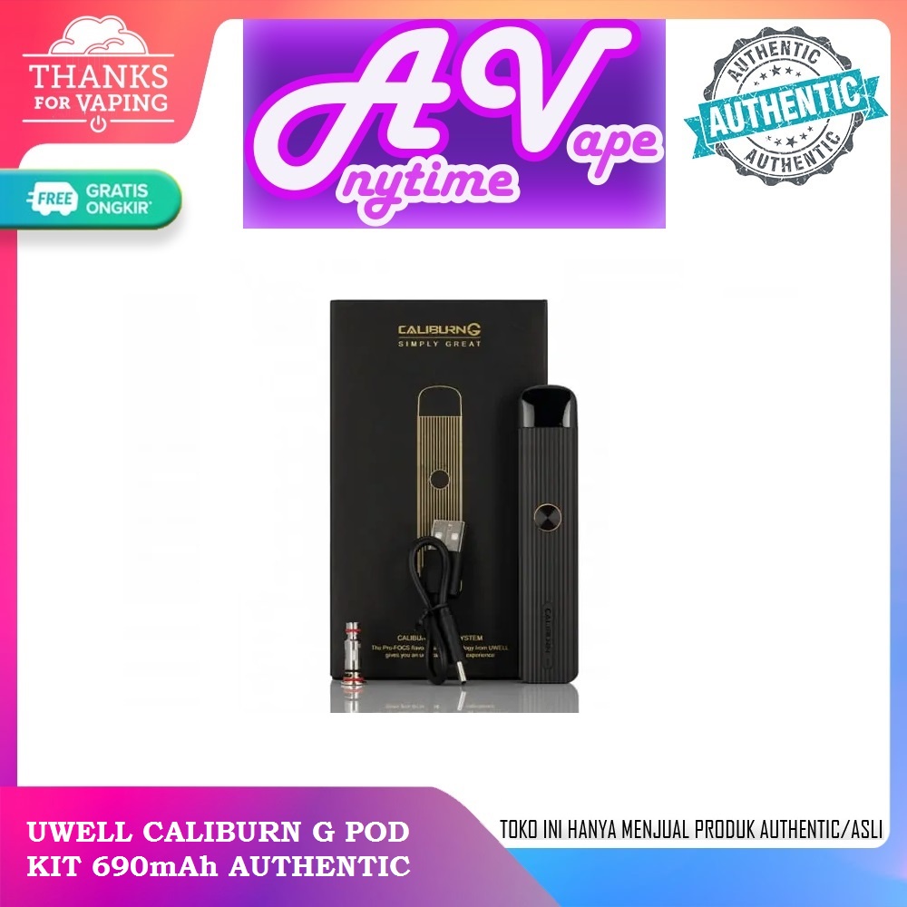 UWELL CALIBURN G KIT 18W 690MaH AUTHENTIC 100%