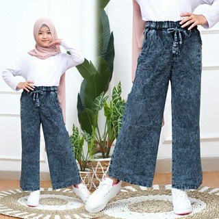 Kulot Zylo Snow / Kulot Jeans Snow Anak TANGGUNG /Kulot jeans