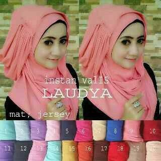 Instan Valls Laudya / Jilbab Instan Valls Laudya / Pastan Laudya