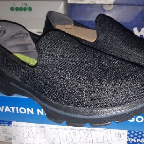 SEPATU SLIP ON SKECHERS GO WALK 3 BLACK ORIGINAL BNIB