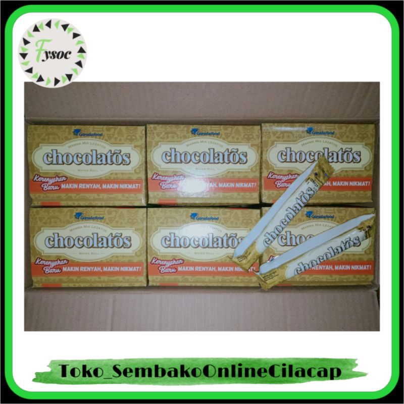 CHOCOLATOS CLASSIC WAFER ROLL 1 BOX ISI 24 PCS