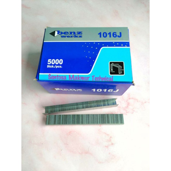 BENZ 1016 J 16 MM Isi Refill Anak Hekter Staples Paku Tembak U 1016J