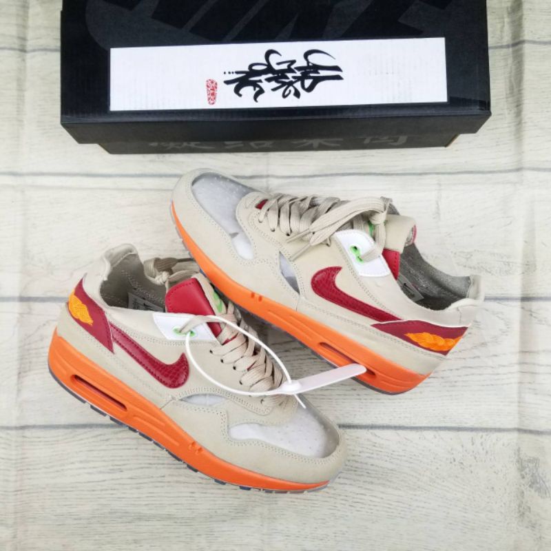 SEPATU PRIA NIKE AIRMAX 1 X CLOT KISS OF DEATH BNIB