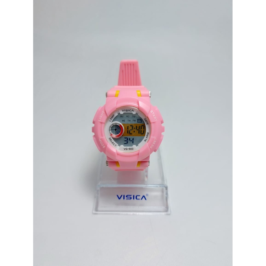 TERBARU! Jam Tangan Digital VISICA | Jam Tangan Anak Pria Wanita | Jam Tangan Rubber Bulat VG-503
