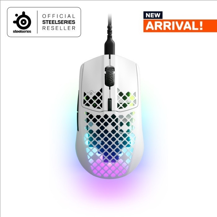 STEELSERIES AEROX 3 SNOW EDITION RGB WIRED GAMING MOUSE