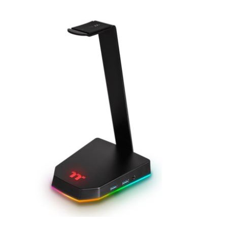 Headset stand thermaltake wired usb 3.0 2 port audio 3.5mm A-rgb e-1 e1 - Headphone cradle