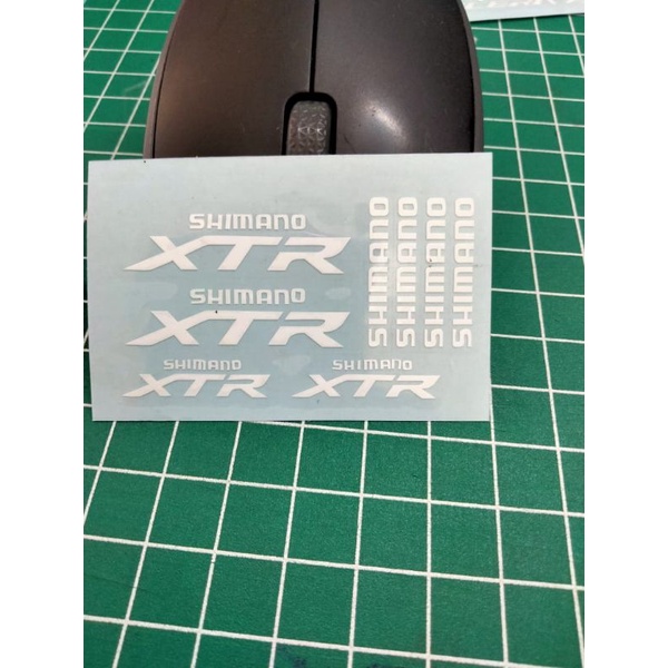 stiker sepeda Shimano xtr