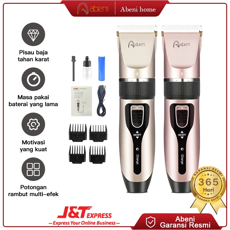 Abeni Alat Cukur Rambut Elektrik Clipper Profesional Hair Clipper Gunting