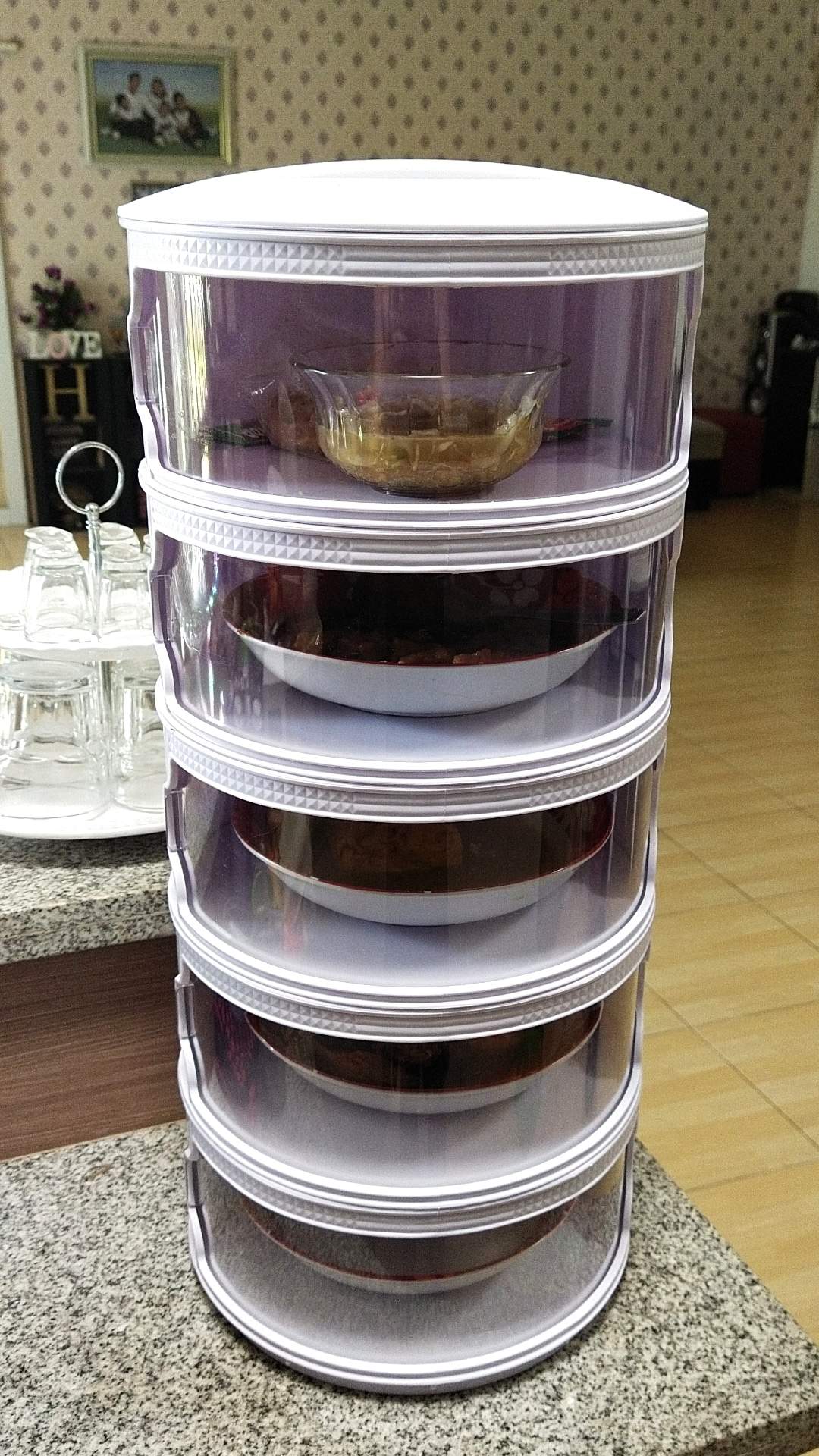 [acq] Food Storage 4 Layer / Rak Penyimpanan Makanan