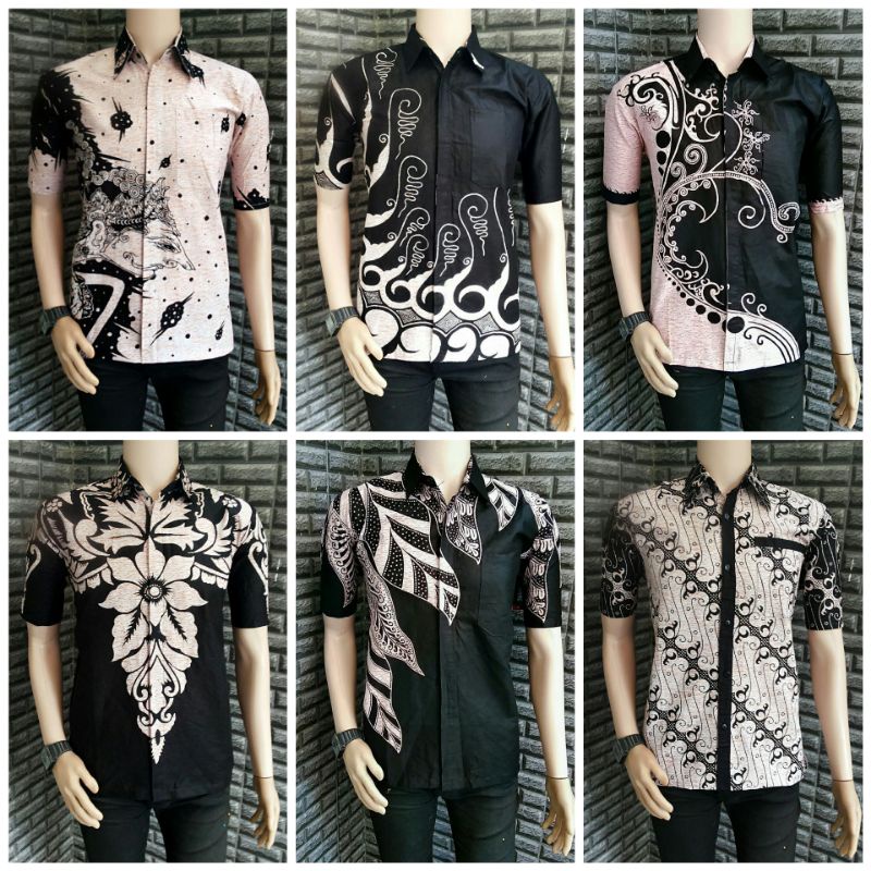 BATIK DISTRO ANEKA MOTIF VARIASI SIZE S M L XL XXL