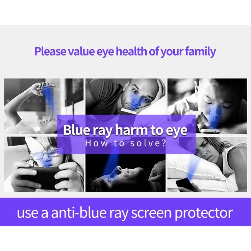 2in1-Tempered Glass Anti Blue Light Layar Kamera Vivo Y30.Y50 TG Anti Gores Radiasi Screen Protector