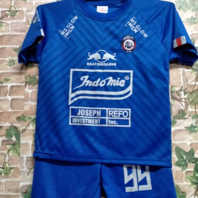 SETELAN ANAK JERSEY AREMA HOME