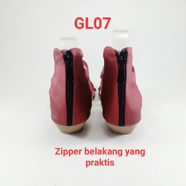 Emye - Sendal Gladiator Flat Tali Pansus Wanita Elegan Terbaru 2021