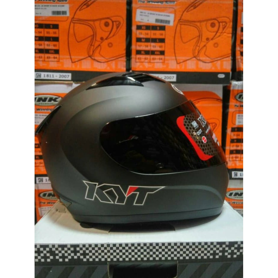 kyt R10 black doff