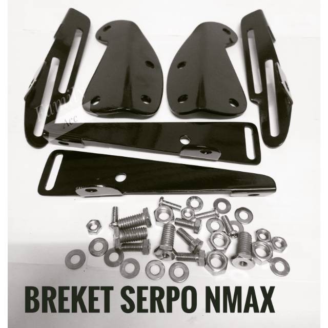 Breket Serpo Nmax + Baut Anti Jebol Gamido