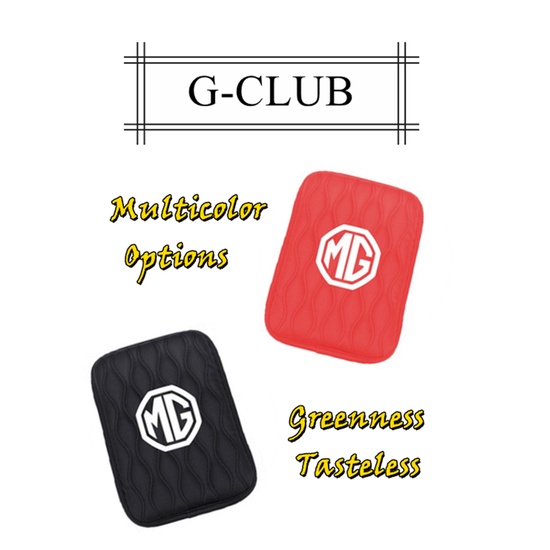 (G-CLUB) Bantalan Sandaran Lengan Mobil Universal Bahan Kulit Lembut Untuk MG5 MG6 MG ZS MG RX5