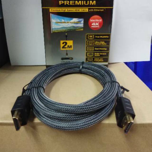 PX Premium Kabel HDMI 2Meter Full HD 4K True