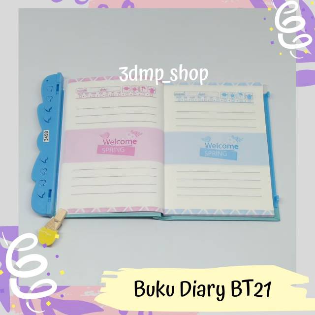 buku diary bt21 kpop