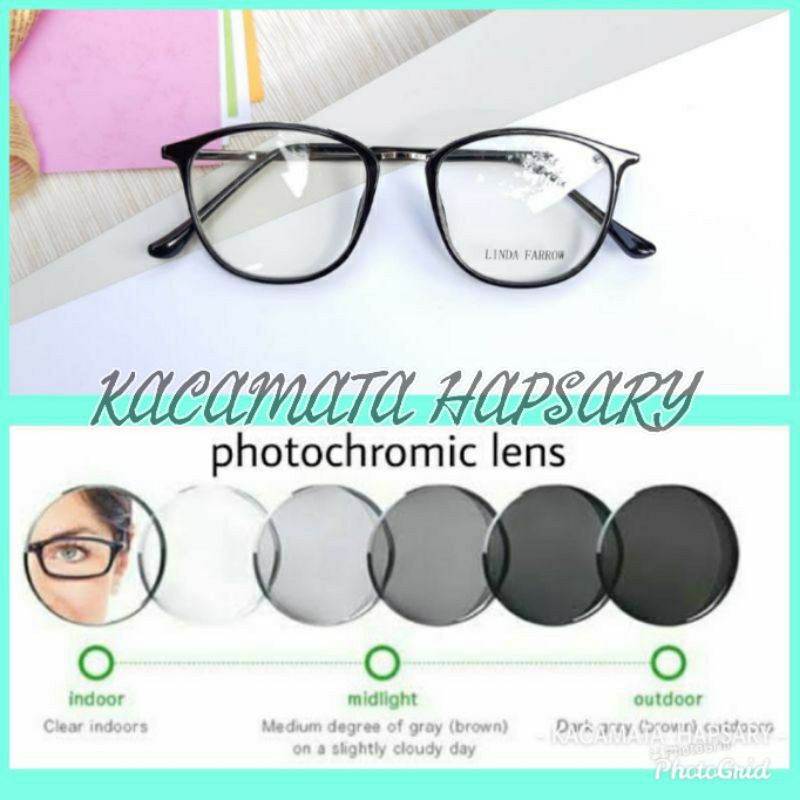 FRAME KACAMATA MINUS ANTI RADIASI ( FREE LENSA PHOTOCROMIC ) KACAMATA WANITA 2 IN 1| KACAMATA 1867